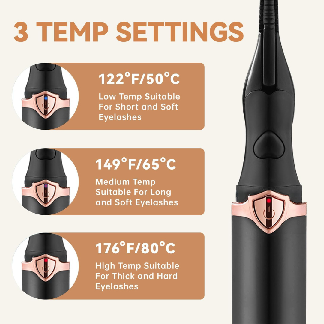 2-in-1 Heated Eyelash Curler