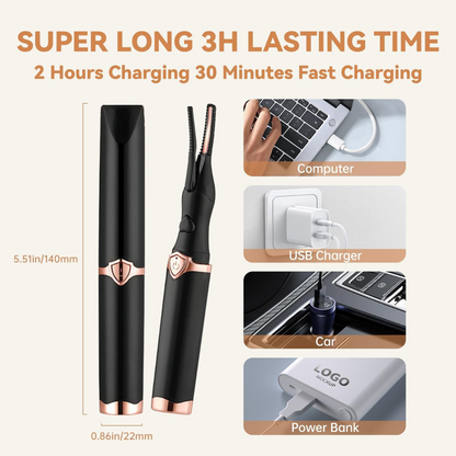 2-in-1 Heated Eyelash Curler